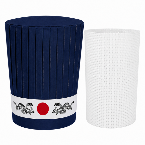 Japanese restaurant chef hat with headband and hat support insert