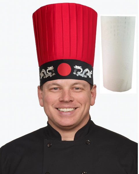 hibachi chef hat sets, hibachi chef hat set, Teppan chef hat set