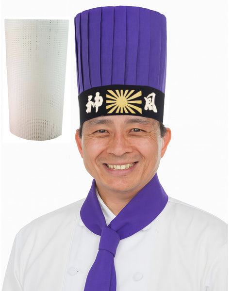hibachi chef hat and headband, hibachi chef tall hat and headband
