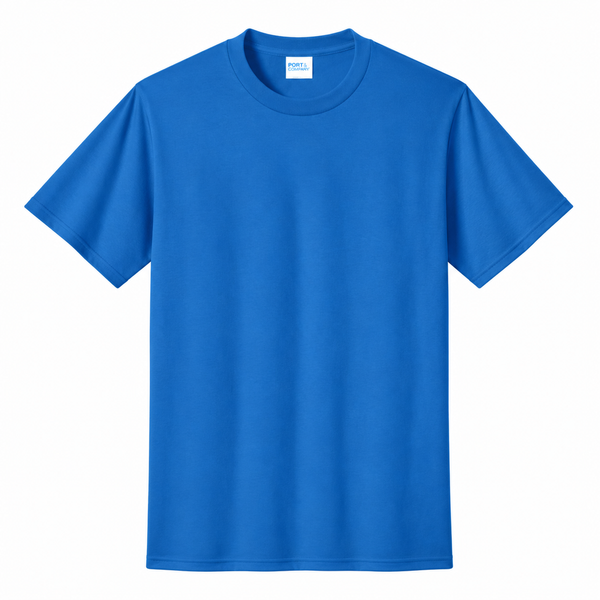 Royal blue restaurant staff uniform shirt