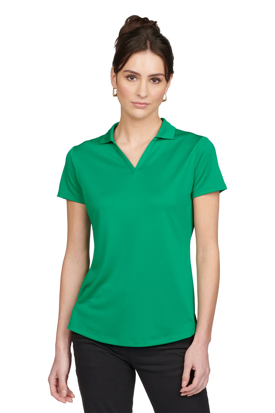 GREEN WOMEN POLO, WOMEN POLO SHIRTS