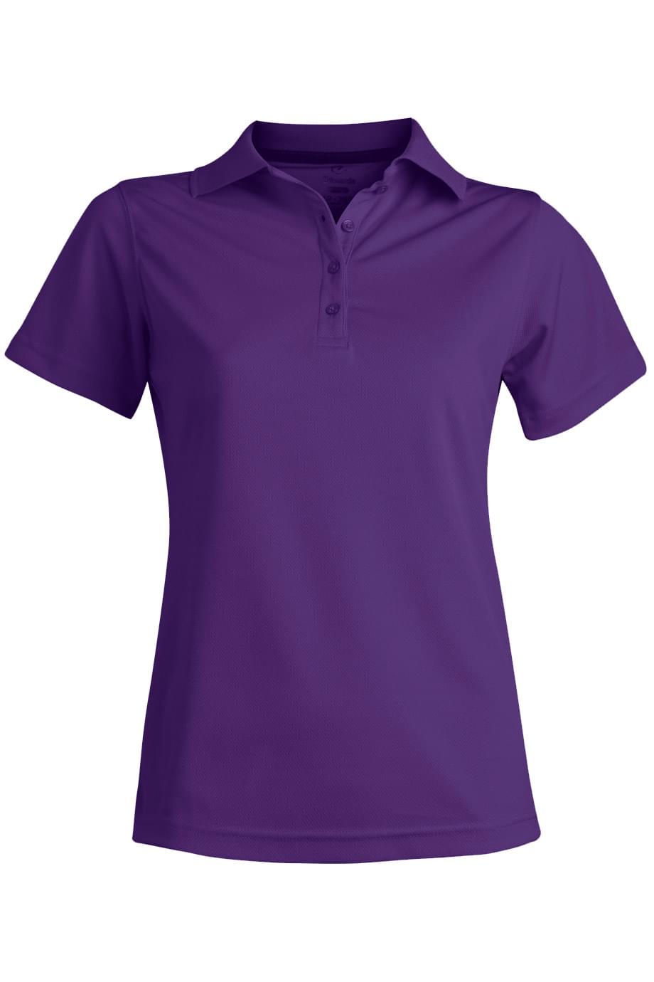 Women Mesh Fabric Lightweight Polo Shirt