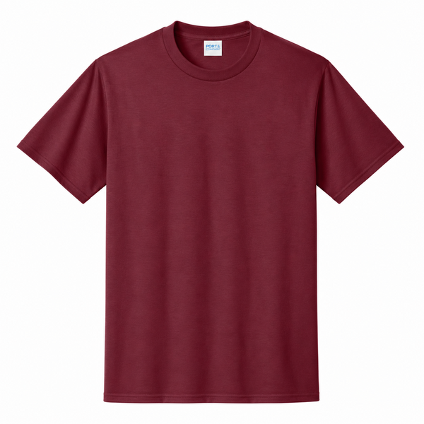 Burgundy restaurant uniform work shirt