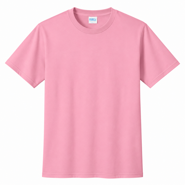 Pink restaurant staff crew neck shirt
