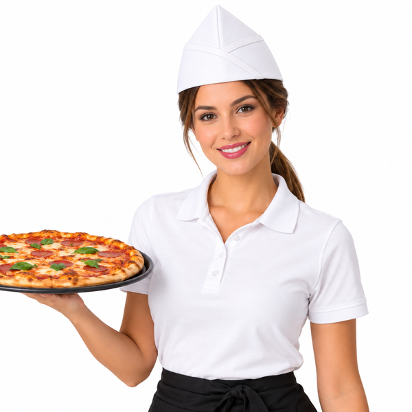 White Garrison Hat, Garrison Chef Hats, waitress garrison hat