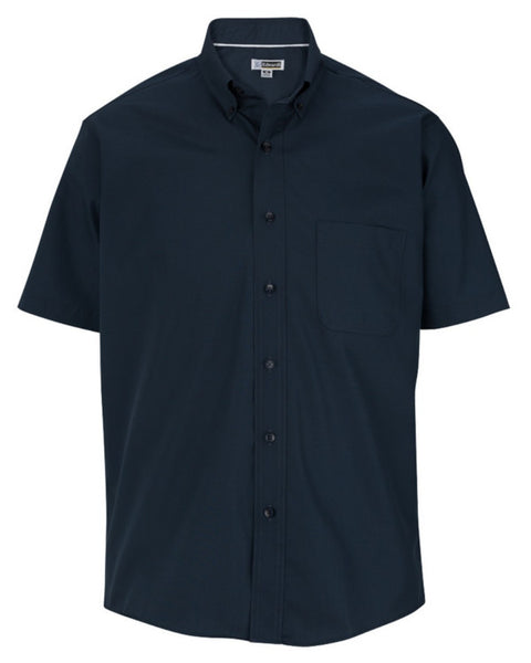 restaurant waiter shirt, camp event worker shirt, navy waiter short sleeve shirt