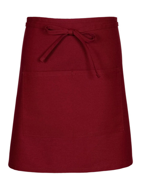 burgundy bistro apron, restaurant server bistro apron, bistro aprons