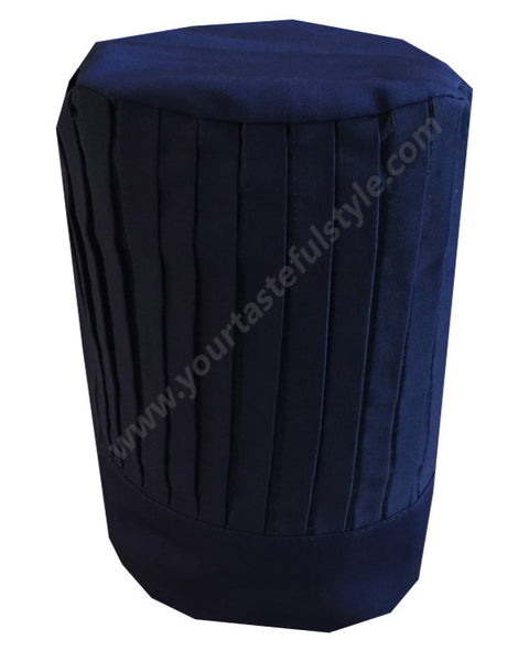 Dark blue chef tall hat