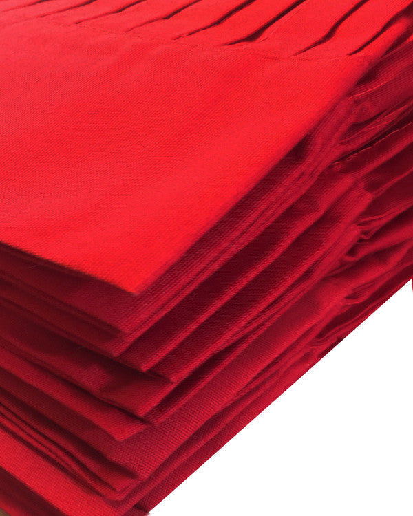 Tall Red Pleated Chef Hat – Adjustable, 12-Inch Height, For Professional Chefs Or Home Cooks