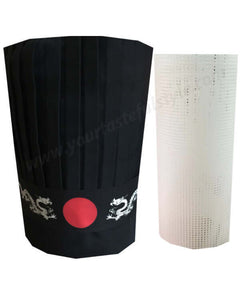 Hibachi Chef Hat Teppanyaki Tall Chef Cap for Hibachi Party Chef Costume