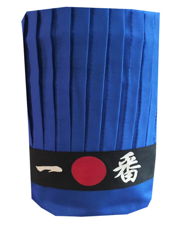 Hibachi chef tall hat set, Hibachi chef tall hat, hibachi chef headband, blue