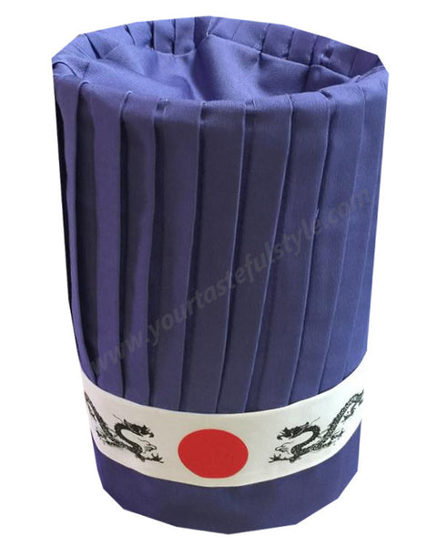 Tasteful Style Hibachi Chef Hat Set, purple hat set, chef hat set